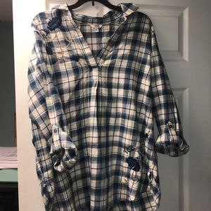 NEVER WORN Plus size flannel